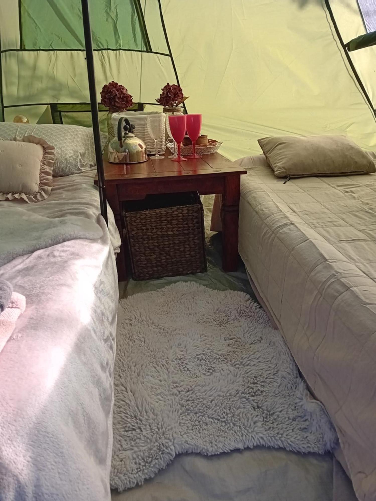 Indian Tent Tipi In Shared Lot And Shared Bathroom Mrse Ngoại thất bức ảnh