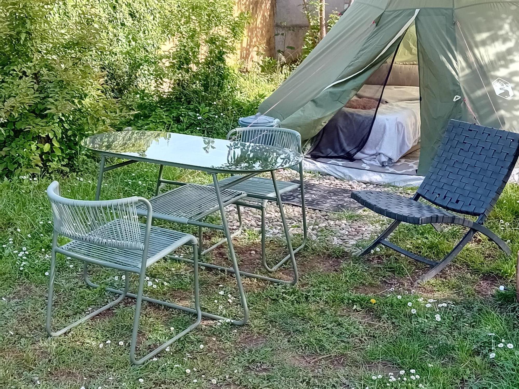 Indian Tent Tipi In Shared Lot And Shared Bathroom Mrse Ngoại thất bức ảnh